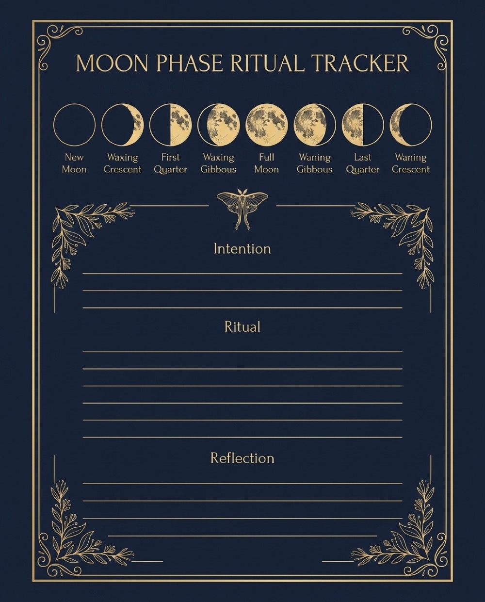 Printable grimoire page